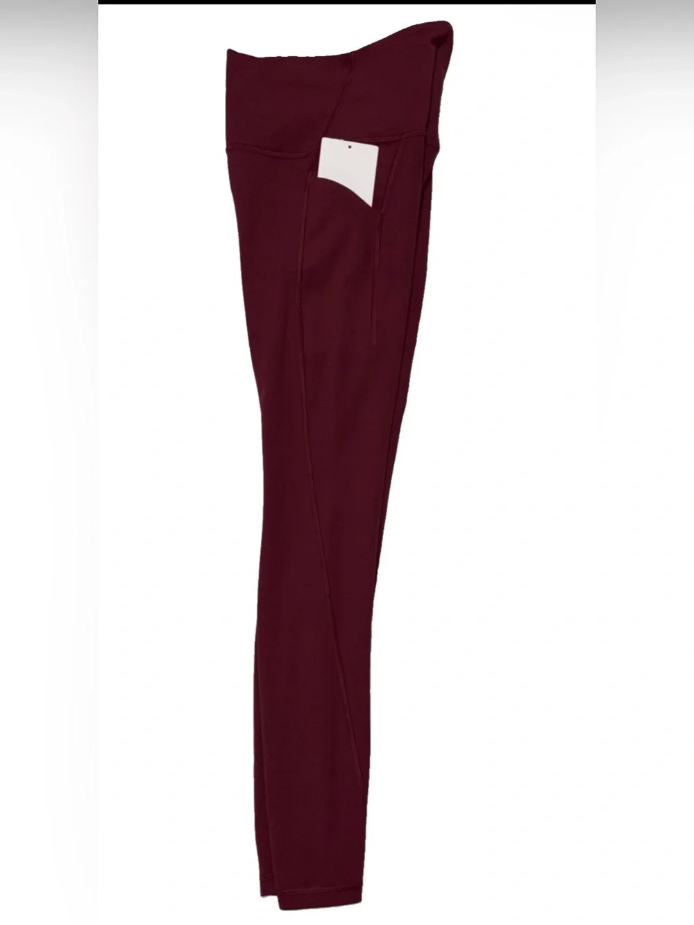 NWT*LULULEMON*SIZE 6*ALIGN HI RISE 28”L PANT*POCKETS*BURGUNDY BAY*AUTHENTIC $128
